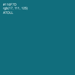 #116F7D - Atoll Color Image