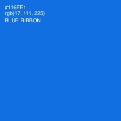 #116FE1 - Blue Ribbon Color Image
