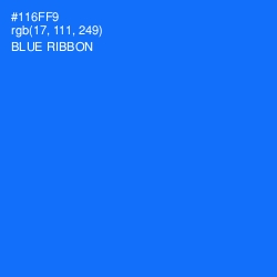 #116FF9 - Blue Ribbon Color Image