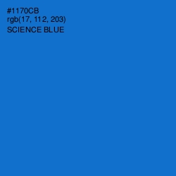 #1170CB - Science Blue Color Image