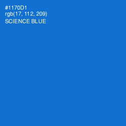 #1170D1 - Science Blue Color Image