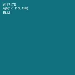 #11717E - Elm Color Image