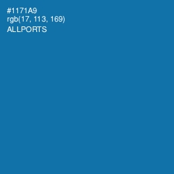 #1171A9 - Allports Color Image