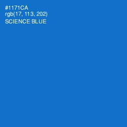 #1171CA - Science Blue Color Image