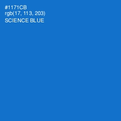 #1171CB - Science Blue Color Image