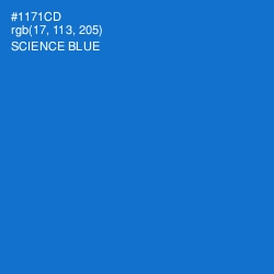 #1171CD - Science Blue Color Image