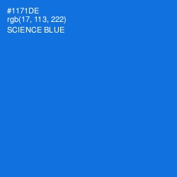 #1171DE - Science Blue Color Image