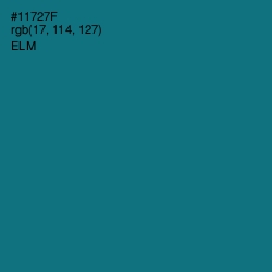 #11727F - Elm Color Image