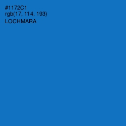 #1172C1 - Lochmara Color Image