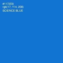 #1172D0 - Science Blue Color Image