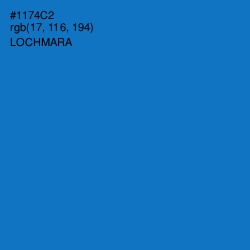 #1174C2 - Lochmara Color Image