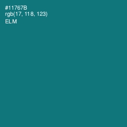 #11767B - Elm Color Image