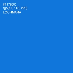 #1176DC - Lochmara Color Image
