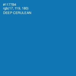 #1177B4 - Deep Cerulean Color Image