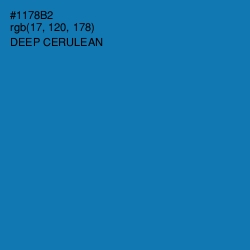 #1178B2 - Deep Cerulean Color Image