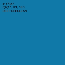 #1179A7 - Deep Cerulean Color Image