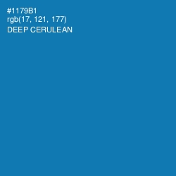 #1179B1 - Deep Cerulean Color Image