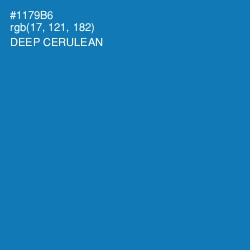 #1179B6 - Deep Cerulean Color Image