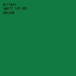 #117A41 - Salem Color Image