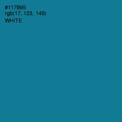 #117B95 - Blue Lagoon Color Image