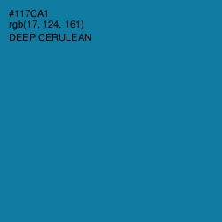 #117CA1 - Deep Cerulean Color Image