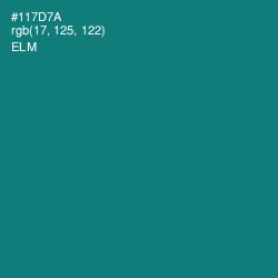 #117D7A - Elm Color Image