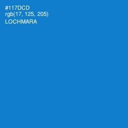 #117DCD - Lochmara Color Image