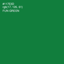 #117E3D - Fun Green Color Image