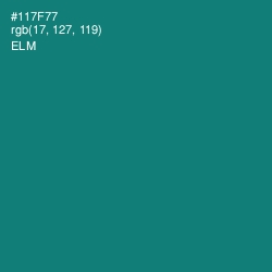 #117F77 - Elm Color Image