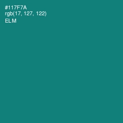 #117F7A - Elm Color Image