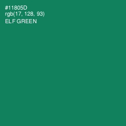 #11805D - Elf Green Color Image