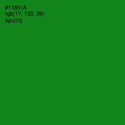 #11851A - Forest Green Color Image