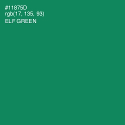 #11875D - Elf Green Color Image