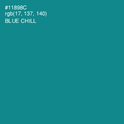 #11898C - Blue Chill Color Image
