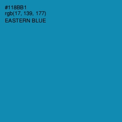 #118BB1 - Eastern Blue Color Image