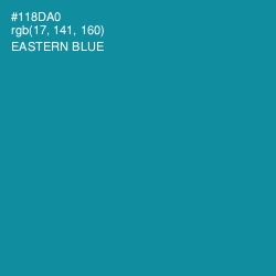 #118DA0 - Eastern Blue Color Image