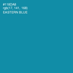 #118DA8 - Eastern Blue Color Image