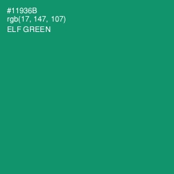 #11936B - Elf Green Color Image