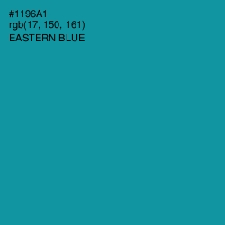 #1196A1 - Eastern Blue Color Image