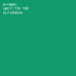 #119B6C - Elf Green Color Image