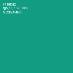 #119D82 - Gossamer Color Image