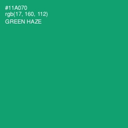 #11A070 - Green Haze Color Image