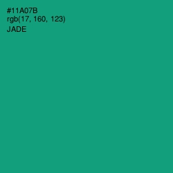 #11A07B - Jade Color Image