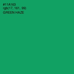 #11A163 - Green Haze Color Image