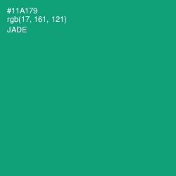 #11A179 - Jade Color Image