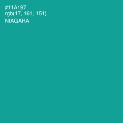 #11A197 - Niagara Color Image