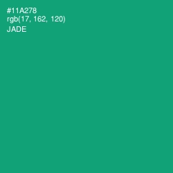 #11A278 - Jade Color Image