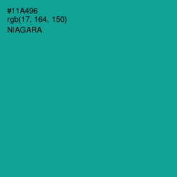 #11A496 - Niagara Color Image