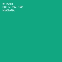 #11A781 - Niagara Color Image