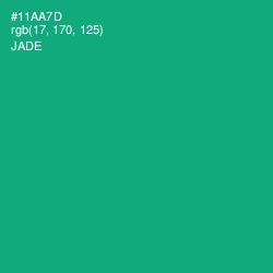 #11AA7D - Jade Color Image